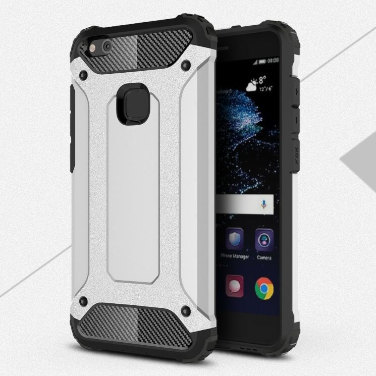 Защитный чехол UniCase Rugged Guard для Huawei P10 Lite - Silver: фото 1 из 6