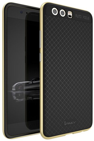 Защитный чехол IPAKY Hybrid для Huawei P10 Plus - Gold: фото 1 из 10