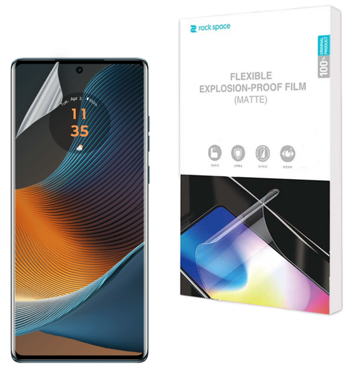 Антиблікова плівка на екран RockSpace Explosion-Proof Matte для Motorola Edge 50 Fusion: фото 1 з 8