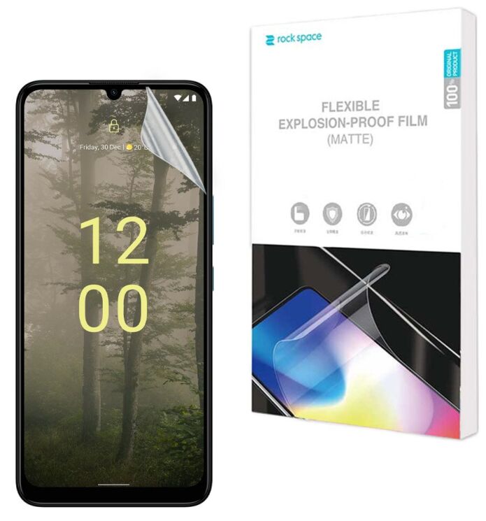 Антибликовая пленка на экран RockSpace Explosion-Proof Matte для Nokia C31: фото 1 из 10