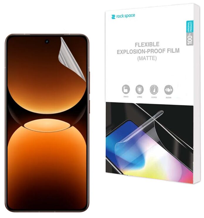 Антиблікова плівка на екран RockSpace Explosion-Proof Matte для Realme GT 7 Pro: фото 1 з 8