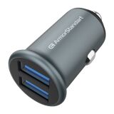 Автомобільний зарядний пристрій ArmorStandart 2USB QC3.0 - Grey (923261H)