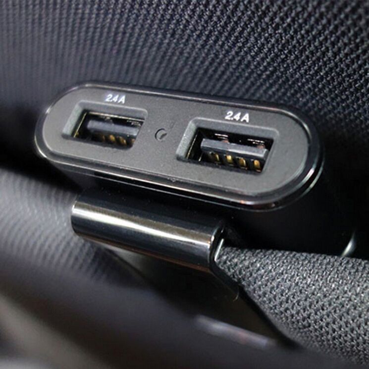 Автомобільний зарядний пристрій Belkin Road Rockstar (2USB, 2.4A, 2USB 1.2A) - Black: фото 5 з 5
