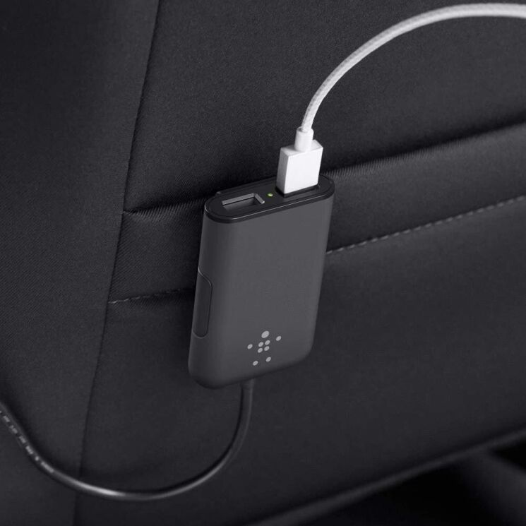 Автомобільний зарядний пристрій Belkin Road Rockstar (2USB, 2.4A, 2USB 1.2A) - Black: фото 4 з 5