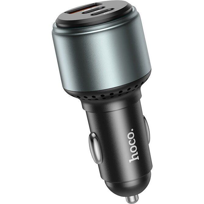Автомобильное зарядное устройство HOCO NZ9 Galloper 95W (2C+U) - Black: фото 4 из 10