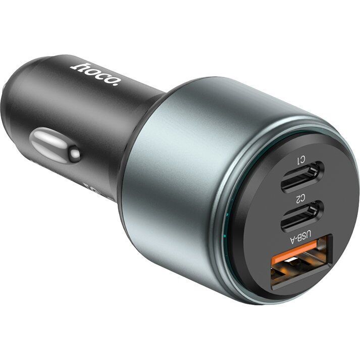 Автомобильное зарядное устройство HOCO NZ9 Galloper 95W (2C+U) - Black: фото 1 из 10