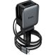 Автомобильное зарядное устройство Hoco Z67A Triunfar PD60W (USB + Type-C) + кабель Type-C to Lightning - Black (923416B). Фото 2 из 16
