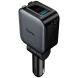 Автомобильное зарядное устройство Hoco Z67A Triunfar PD60W (USB + Type-C) + кабель Type-C to Lightning - Black (923416B). Фото 3 из 16