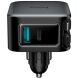 Автомобильное зарядное устройство Hoco Z67A Triunfar PD60W (USB + Type-C) + кабель Type-C to Lightning - Black (923416B). Фото 6 из 16