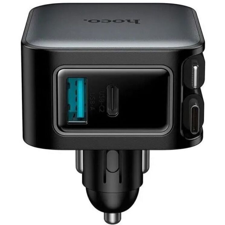 Автомобильное зарядное устройство Hoco Z67A Triunfar PD60W (USB + Type-C) + кабель Type-C to Lightning - Black (923416B) Автомобильное зарядное устройство Hoco Z67A Triunfar PD60W (USB + Type-C) + кабель Type-C to Lightning - Black: фото 6 из 16