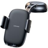 Автомобільний тримач USAMS US-ZJ063 Car Center Console Retractable Phone Holder - Black (982003B)