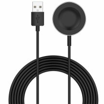 Бездротовий зарядний пристрій Deexe Metal Charger для Huawei Watch 3 / 3 Pro / 4 / 4 Pro / 5 / GT 5 / GT 5 Pro / GT 4 / GT 3 / GT 3 Pro / GT 3 SE / GT 2 Pro / GT 2 Pro ECG / Fit 4 / Fit 4 Pro - Black: фото 1 з 6