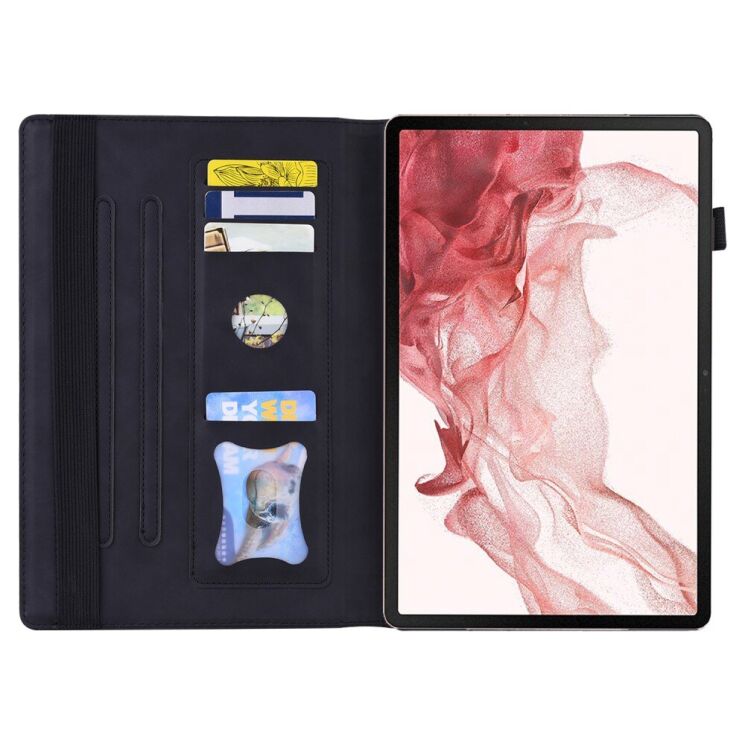 Чехол Deexe Business Style для Samsung Galaxy Tab S9 Plus (X810/816) - Black: фото 2 из 8