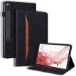 Чехол Deexe Business Style для Samsung Galaxy Tab S9 Plus (X810/816) - Black (332824B)