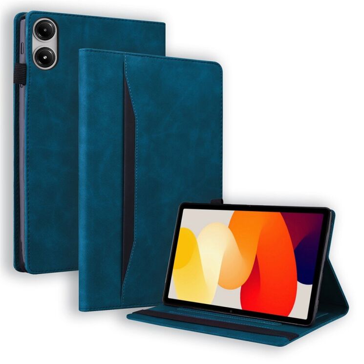 Чохол Deexe Business Style для Xiaomi Redmi Pad 2 - Blue: фото 1 з 8