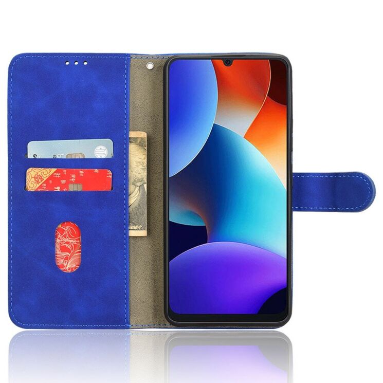 Чехол Deexe Classic Wallet для Blackview Color 8 - Blue: фото 2 из 6