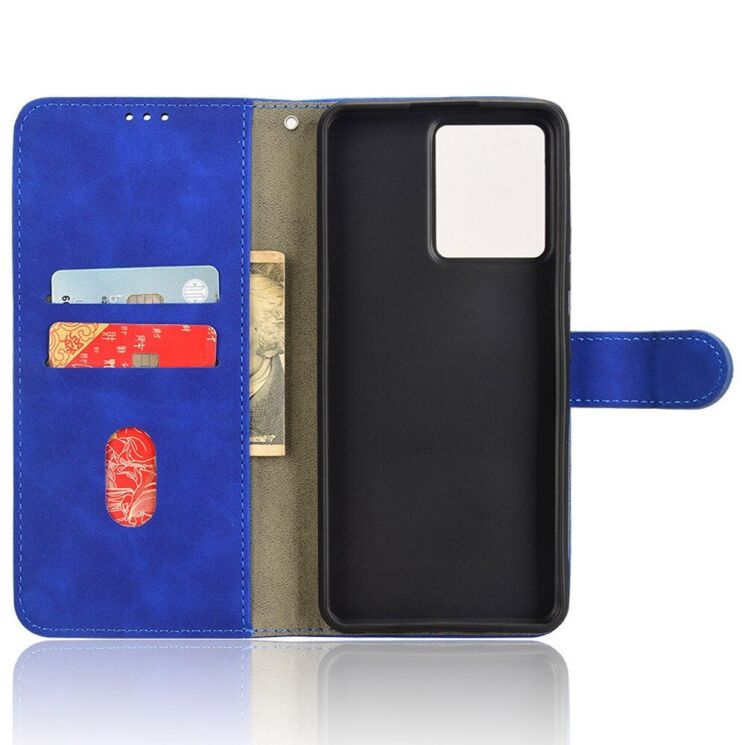 Чехол Deexe Classic Wallet для Blackview Color 8 - Blue: фото 3 из 6