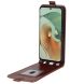Чехол Deexe Flip Case для ZTE Blade V40 - Brown (305613Z). Фото 2 из 6