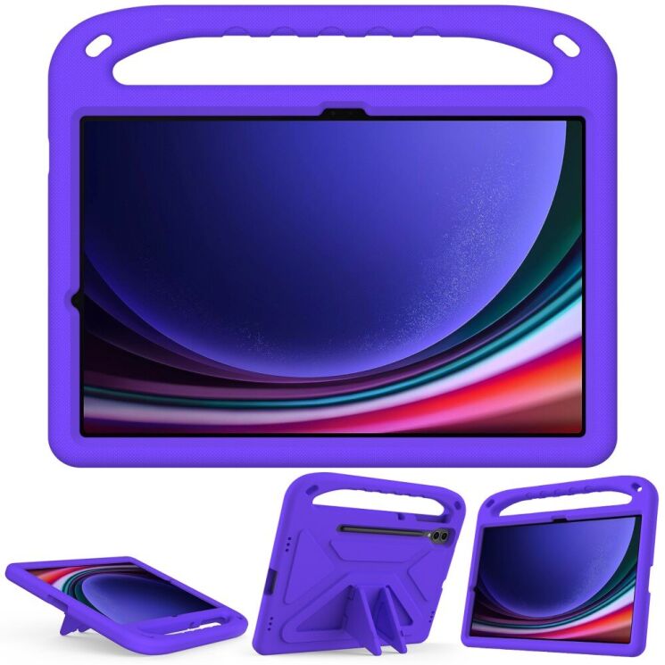 Чехол Deexe KickStand Cover для Samsung Galaxy Tab S9 FE Plus (X610.616) - Purple: фото 2 из 7