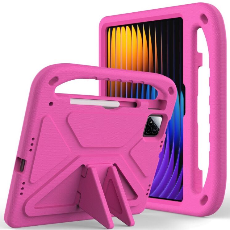 Чехол Deexe KickStand Cover для Xiaomi Pad 7 / 7 Pro - Rose: фото 1 из 7