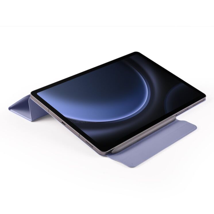 Чeхол Deexe Origami Series для Samsung Galaxy Tab S9 / S9 FE / S10 FE (X710/716/510/516/520/526) - Lavender Purple: фото 5 из 12