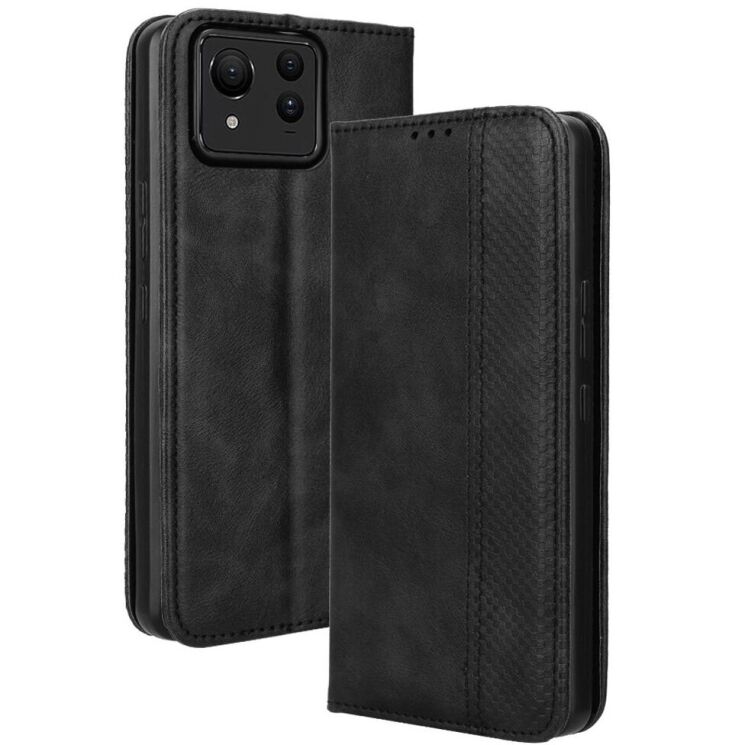 Чохол Deexe Retro Style для ASUS Zenfone 11 Ultra - Black: фото 1 з 7