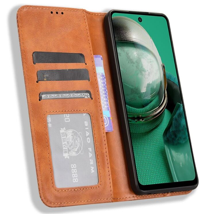 Чохол Deexe Retro Style для HMD Pulse / Pulse Pro / Pulse Plus - Brown: фото 2 з 7