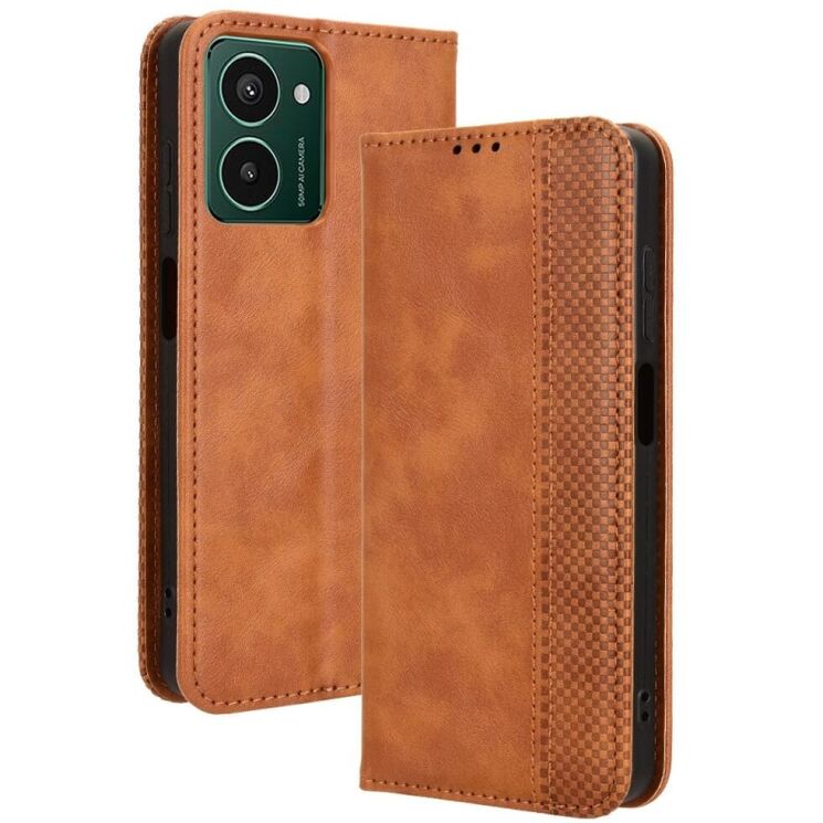 Чохол Deexe Retro Style для HMD Pulse / Pulse Pro / Pulse Plus - Brown: фото 1 з 7