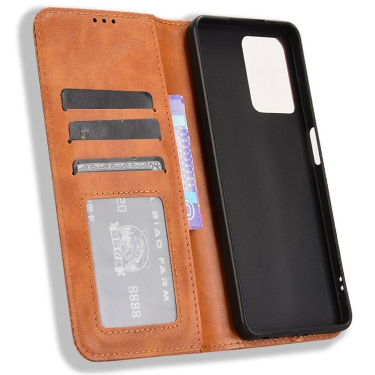 Чохол Deexe Retro Style для HMD Pulse / Pulse Pro / Pulse Plus - Brown: фото 4 з 7