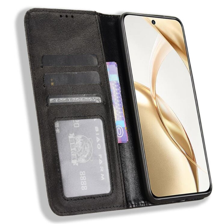 Чохол Deexe Retro Style для Honor 200 - Black: фото 2 з 7