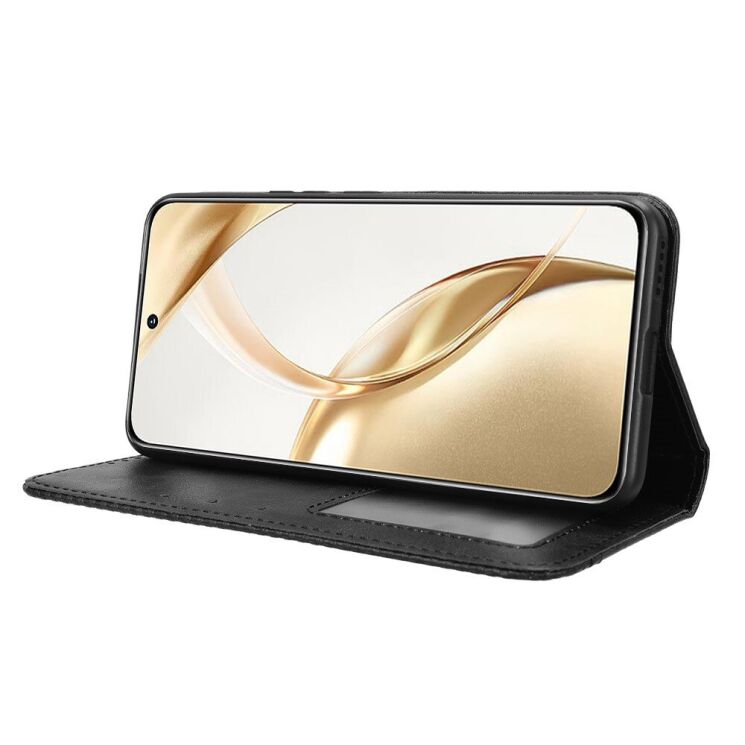 Чохол Deexe Retro Style для Honor 200 - Black: фото 3 з 7