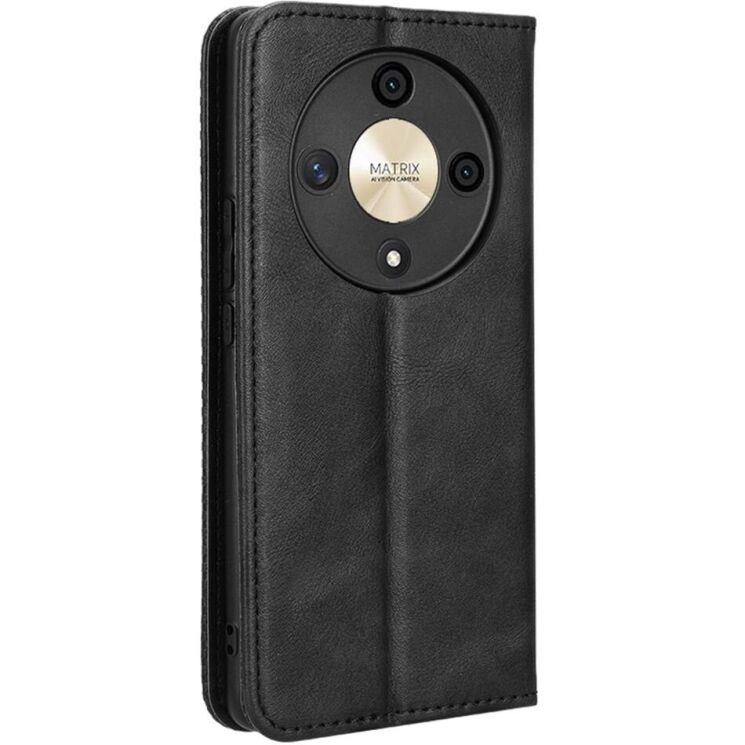 Чохол Deexe Retro Style для Honor Magic 6 Lite - Black: фото 5 з 7