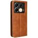 Чохол Deexe Retro Style для Infinix Note 40 - Brown (351417Z). Фото 6 з 7