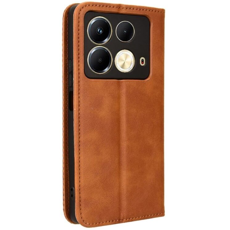 Чохол Deexe Retro Style для Infinix Note 40 - Brown: фото 6 з 7