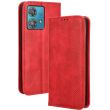 Чехол Deexe Retro Style для Motorola Edge 40 Neo - Red (340007R)