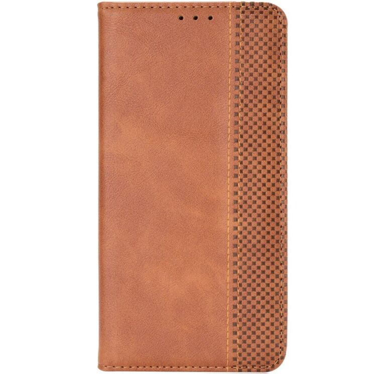 Чохол Deexe Retro Style для Motorola Moto G56 - Brown: фото 4 з 15