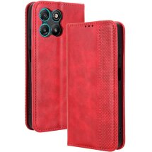 Чохол Deexe Retro Style для Motorola Moto G57 / G57 Power / G67 Power - Red: фото 1 з 18
