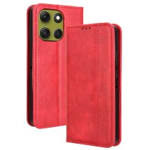 Чохол Deexe Retro Style для Motorola Moto G86 - Red: фото 1 з 15