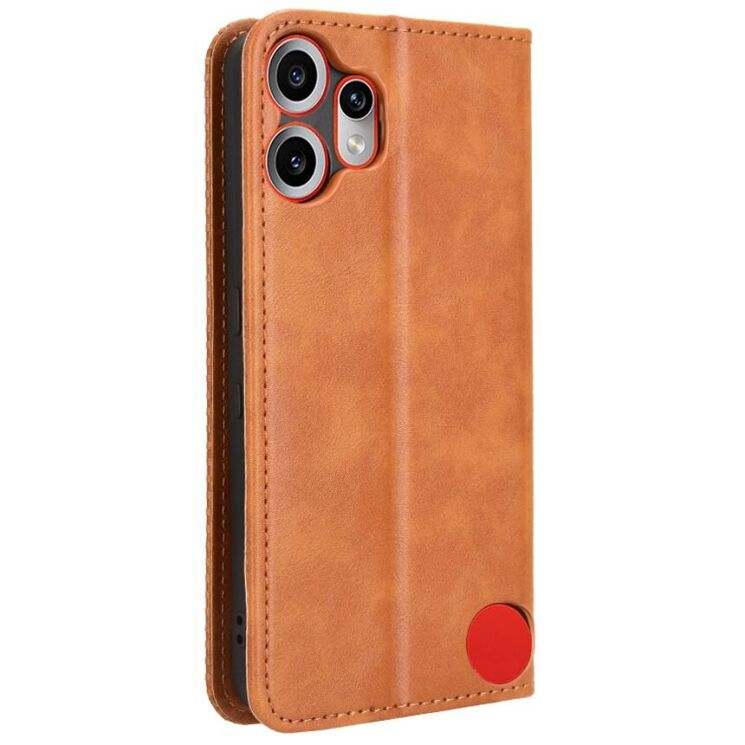 Чохол Deexe Retro Style для Nothing CMF Phone 2 Pro - Brown: фото 8 з 18