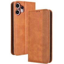 Чохол Deexe Retro Style для Nothing CMF Phone 2 Pro - Brown: фото 1 з 18