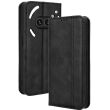 Чехол Deexe Retro Style для Nothing Phone (2a) / Phone (2a) Plus - Black (329757B)
