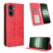 Чехол Deexe Retro Style для OnePlus Nord CE 5 / Ace 5 Racing - Red (387600R). Фото 1 из 15