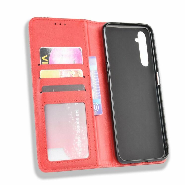 Чохол Deexe Retro Style для Realme 6 / 6s - Red: фото 4 з 9