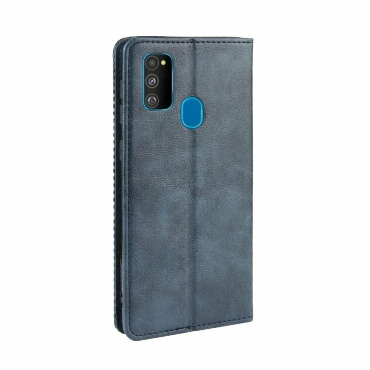 Чехол Deexe Retro Style для Samsung Galaxy M30s (M307) / Galaxy M21 (M215) - Blue: фото 4 из 11