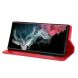 Чехол Deexe Retro Style для Samsung Galaxy S22 Ultra (S908) - Red (298438R). Фото 5 из 9