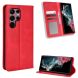 Чехол Deexe Retro Style для Samsung Galaxy S22 Ultra (S908) - Red (298438R). Фото 8 из 9