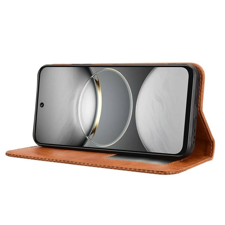 Чохол Deexe Retro Style для TECNO Spark 30C - Brown: фото 3 з 7