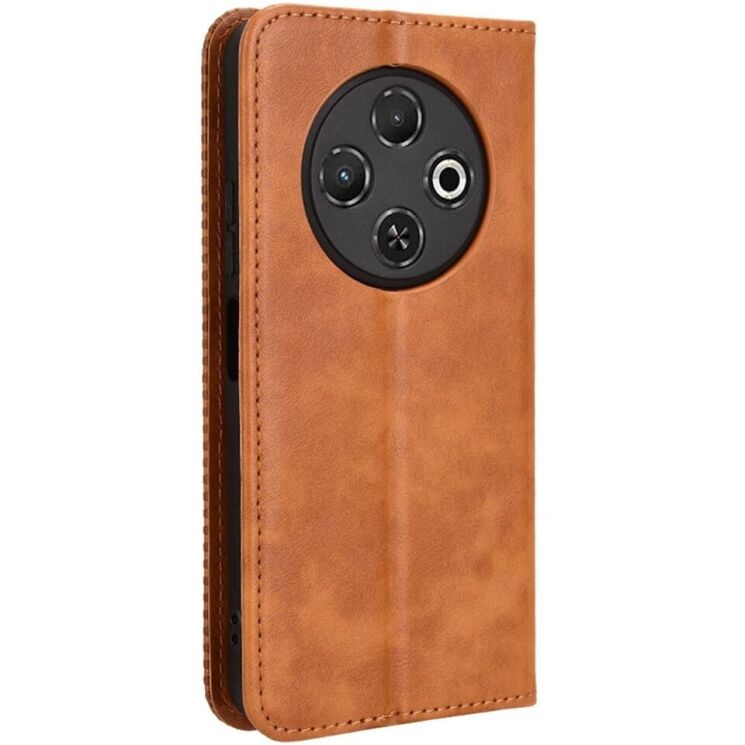 Чохол Deexe Retro Style для TECNO Spark 30C - Brown: фото 6 з 7