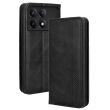 Чохол Deexe Retro Style для Xiaomi Poco X6 Pro - Black (345806B)