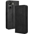 Чохол Deexe Retro Style для Xiaomi Redmi 13C / Poco C65 - Black (342514B)